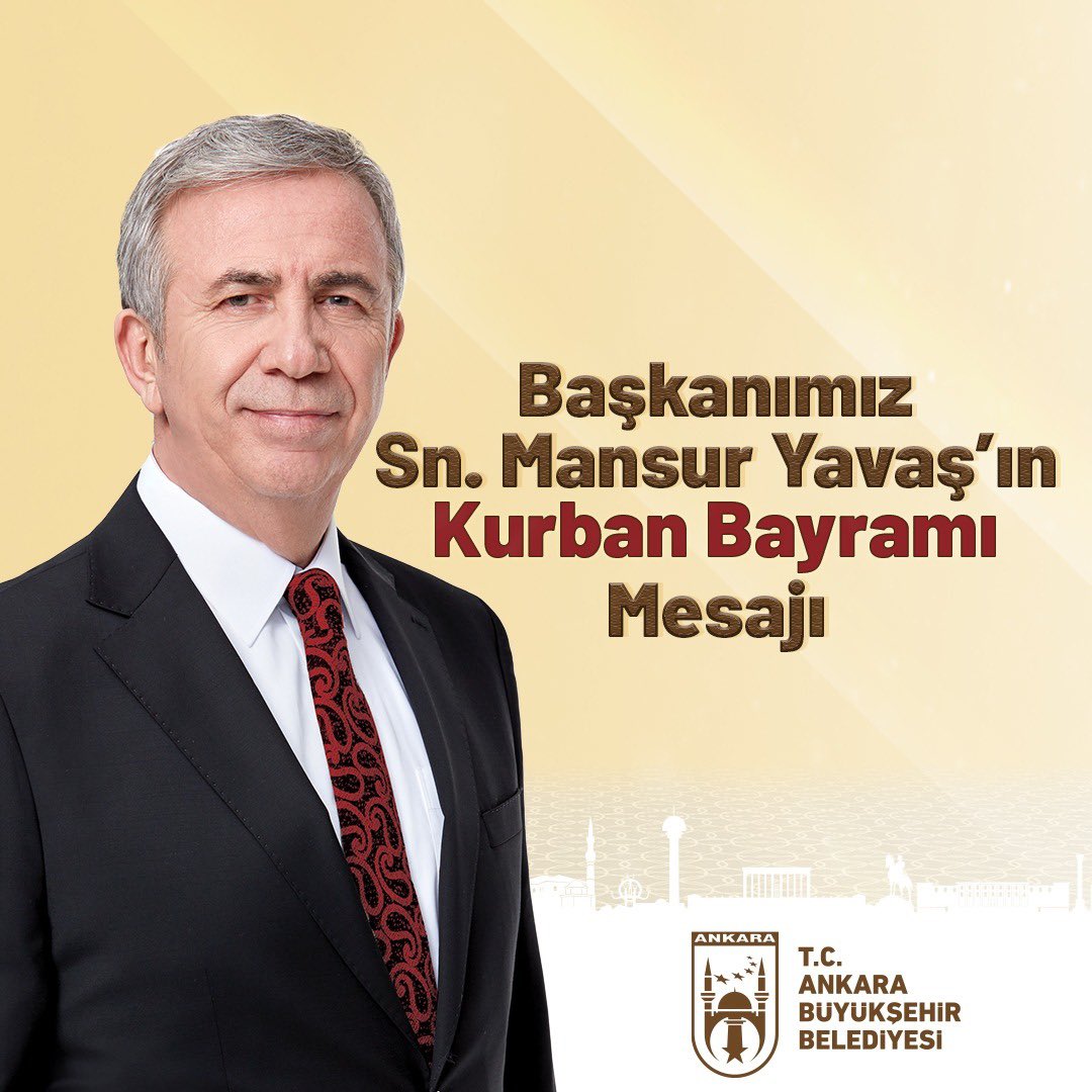 Ankara Büyükşehir Belediye Başkanı Yavaş'tan Kurban Bayramı Mesajı